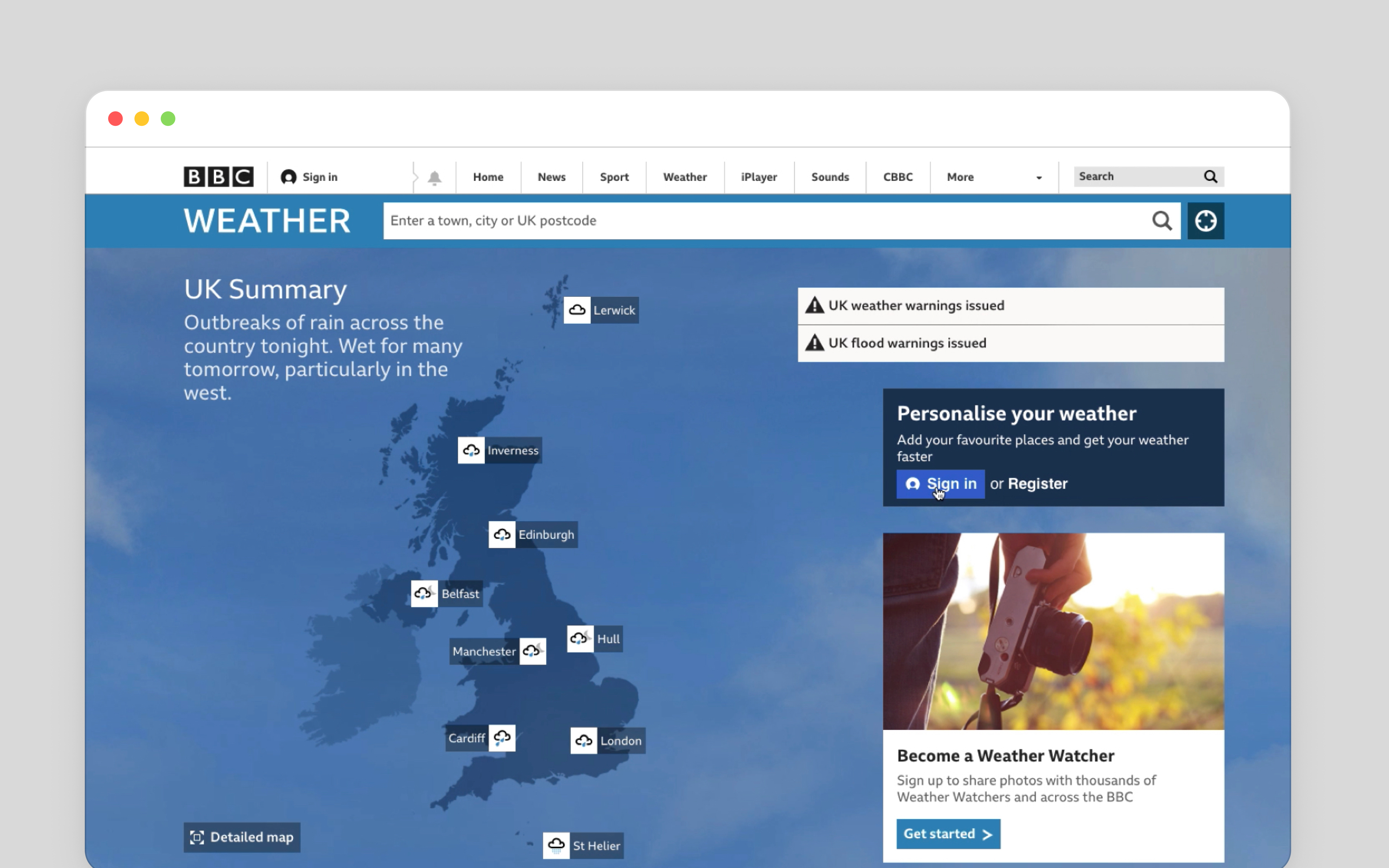 Reference imagery for Window on the Weather, showing natural light, shallow focus and weather seen through glass.